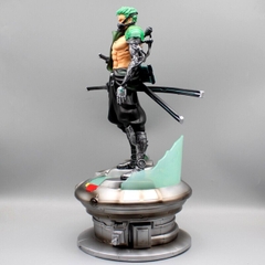 Mô Hình OnePiece Zoro máy móc - Cao 43 - rộng 28 - nặng 2kg8 + Có 1 bán thân + Có LED - Figure OnePiece - Có Hộp