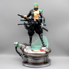 Mô Hình OnePiece Zoro máy móc - Cao 43 - rộng 28 - nặng 2kg8 + Có 1 bán thân + Có LED - Figure OnePiece - Có Hộp