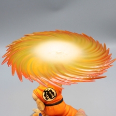 Mô Hình DragonBall Earth Krillin sử dụng  Lưỡi Cưa Khí - Cao 18cm - rộng 18 - nặng 500gram + Có BOX + Phụ kiện có Đế + lưỡi cưa khí - Figure DragonBall - Có Hộp màu - N1-K25-T3-S1