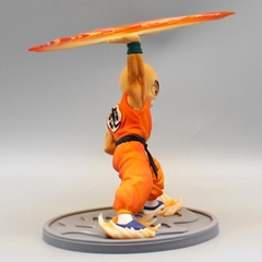 Mô Hình DragonBall Earth Krillin sử dụng  Lưỡi Cưa Khí - Cao 18cm - rộng 18 - nặng 500gram + Có BOX + Phụ kiện có Đế + lưỡi cưa khí - Figure DragonBall - Có Hộp màu - N1-K25-T3-S1