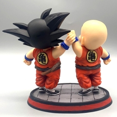 Mô Hình DragonBall Goku và krillin - Cao 15cm - rộng 13cm - nặng 390gram - Figure DragonBall - Có Hộp màu