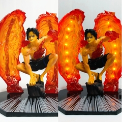 Mô hình OnePiece Ace Cánh Lửa siêu đẹp cao 16cm có led USB - One Piece - No Box - N5