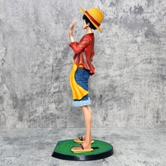 Mô Hình OnePiece Mô Hình Luffy xin chào - Cao 42cm - rộng 18cm - nặng 1kg1 +  có đế đi kèm - One Piece - box bìa  - N1-K30-T5-S2