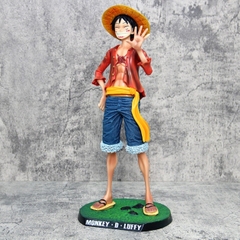 Mô Hình OnePiece Mô Hình Luffy xin chào - Cao 42cm - rộng 18cm - nặng 1kg1 +  có đế đi kèm - One Piece - box bìa  - N1-K30-T5-S2