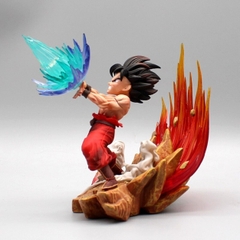 Mô hình DragonBall goku bắn chưởng - Cao 14cm - nặng 450gram + FULL BOX có LED - Dragon Ball - Có Hộp màu - N1-K28-T4-S1