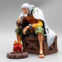 Mô Hình OnePiece Mô Hình Silvers vua bóng tối - Cao 15,5cm - rộng 12cm - nặng 800gram + FULL BOX + phụ kiện có xích tay + bếp lửa ( có LED ) + thùng gỗ - N1-K50-T5-S3