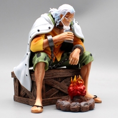 Mô Hình OnePiece Mô Hình Silvers vua bóng tối - Cao 15,5cm - rộng 12cm - nặng 800gram + FULL BOX + phụ kiện có xích tay + bếp lửa ( có LED ) + thùng gỗ - N1-K50-T5-S3
