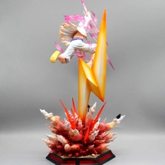 Mô Hình OnePiece Luffy nika gear 5 nika trắng trạng thái chiến đấu tay cầm vũ khí Cao 46cm - rộng 20 - nặng 1kg9 + FULL BOX + Phụ kiện Tia sét + LED + Ổ nguồn led , Figure OnePiece - có vỏ hộp màu - N1-K31-T5-S2