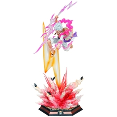 Mô Hình OnePiece Luffy nika gear 5 nika trắng trạng thái chiến đấu tay cầm vũ khí Cao 46cm - rộng 20 - nặng 1kg9 + FULL BOX + Phụ kiện Tia sét + LED + Ổ nguồn led , Figure OnePiece - có vỏ hộp màu - N1-K31-T5-S2