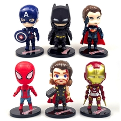 ( Giá 1 con - Bộ 6 con - Đặt Số Lượng 6 ) - Mô Hình Avenger Bộ 6 các nhân vật siêu anh hùng - Cao 10-11cm - nặng 350gram - Figure Avenger - Bọc túi - No box -( VAT : G873-77 )- B-14