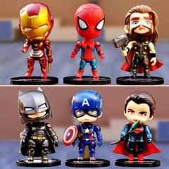 Mô Hình Avenger Bộ 6 các nhân vật siêu anh hùng - Cao 10-11cm - nặng 350gram - Figure Avenger - Bọc túi - No box