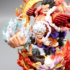 Hàng Cao Cấp -Mô Hình OnePiece Mô Hình Luffy Gear 5 kết hợp Gear 4 - Cao 23cm - nặng 1kg - One Piece - box màu - N1-K55-T4-S3