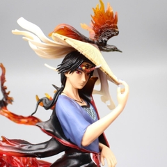 Mô hình Naruto Itachi Akatsuki đế Hắc Hỏa có quạ tay cầm nón - Cao 29cm - nặng 820gram   - Figure Naruto - Có Hộp đẹp - N2