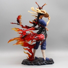 Mô hình Naruto Itachi Akatsuki đế Hắc Hỏa có quạ tay cầm nón - Cao 29cm - nặng 820gram   - Figure Naruto - Có Hộp đẹp - N2
