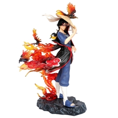 Mô hình Naruto Itachi Akatsuki đế Hắc Hỏa có quạ tay cầm nón - Cao 29cm - nặng 820gram   - Figure Naruto - Có Hộp đẹp - (VAT 002-03-200) - K3-T4-S10