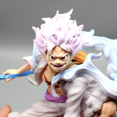 Mô Hình OnePieceLuffy gear 5 nika cầm sét - Cao 17cm - nặng 300gram , Figure OnePiece - Box màu - N1-K39-T5-S3 (N5)