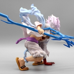 Mô Hình OnePieceLuffy gear 5 nika cầm sét - Cao 17cm - nặng 300gram , Figure OnePiece - Box màu - N1-K39-T5-S3 (N5)