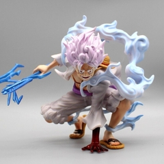 Mô Hình OnePieceLuffy gear 5 nika cầm sét - Cao 17cm - nặng 300gram , Figure OnePiece - Box màu - N1-K39-T5-S3 (N5)