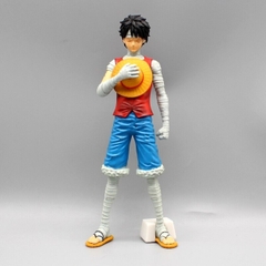 Mô Hình OnePiece Luffy băng bó - cao 27cm - nặng 340gram +  phụ kiện có đế kẹp chân - Figure OnePiece - No box - N3-K59-T1-S3