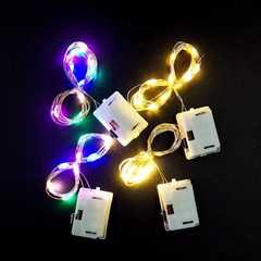 Dây Led Bin Nhiều Màu  -dài 1m - 10 bóng - Dùng để trang trí mô hình