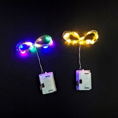Dây Led Bin Nhiều Màu  -dài 1m - 10 bóng - Dùng để trang trí mô hình