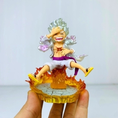 Mô Hình OnePiece Luffy nika gear 5 trạng thái ngồi cười siêu đẹp cao 10cm nặng 120g , Figure OnePiece - có vỏ hộp màu - N4-K4-BL2