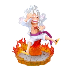 Mô Hình OnePiece Luffy nika gear 5 trạng thái ngồi cười siêu đẹp cao 10cm nặng 120g , Figure OnePiece - có vỏ hộp màu - N4-K4-BL2