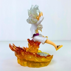 Mô Hình OnePiece Luffy nika gear 5 trạng thái ngồi cười siêu đẹp cao 10cm nặng 120g , Figure OnePiece - có vỏ hộp màu - N4-K4-BL2