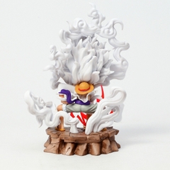 Mô Hình OnePiece Luffy nika gear 5 trạng thái chiến đấu siêu ngầu cao 15.5cm nặng 350g , Figure OnePiece - có vỏ hộp màu - N1-K38-T1-S6