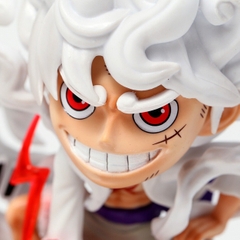 Mô Hình OnePiece Luffy nika gear 5 trạng thái chiến đấu siêu ngầu cao 15.5cm nặng 350g , Figure OnePiece - có vỏ hộp màu - N1-K38-T1-S6