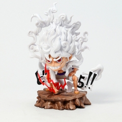Mô Hình OnePiece Luffy nika gear 5 trạng thái chiến đấu siêu ngầu cao 15.5cm nặng 350g , Figure OnePiece - có vỏ hộp màu - N1-K38-T1-S6