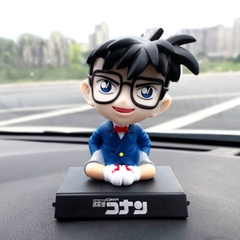 Mô Hình Conan Áo xanh lắc đầu - cao 13cm - ngang 9cm - dọc 7cm - nặng 200gram + Có BOX - N3-K28-T4-S1