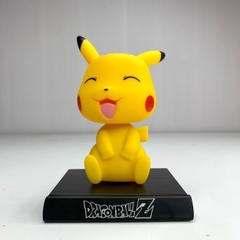 Mô Hình Pokemon Pikachu lắc đầu cười tít mắt - Cao 14cm - ngang 9cm - dọc 7cm - nặng 200gram + có Box - N3-K25-T2-S2