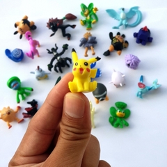 Mô Hình Pokemon Lẻ 1 mẫu ngẫu nhiên trong 144 mẫu Pokemon nhỏ / lớn - 1 túi to , gồm 6 túi , mỗi túi 24 loại - Cao 3-5cm - nặng 250gram + Bọc túi Nilon