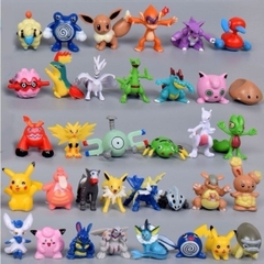 Mô Hình Pokemon Lẻ 1 mẫu ngẫu nhiên trong 144 mẫu Pokemon nhỏ / lớn - 1 túi to , gồm 6 túi , mỗi túi 24 loại - Cao 3-5cm - nặng 250gram + Bọc túi Nilon