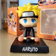 Mô Hình Naruto lắc đầu cười siêu kute - Cao 13,5cm - ngang 9cm - dọc 7cm - nặng 200gram + có box - K73-T3-S8
