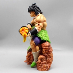 Mô hình DragonBall Broly ngồi ăn siêu ngầu - Cao 24cm - nặng 1kg - Dragon Ball - Có Hộp Carton - N1-K25-T4-S1