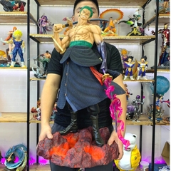 Mô Hình OnePiece Zoro enma - Cao 73cm - ~7kg - Phụ kiện : 2 kiếm + 2 đầu nam châm + 1 haki + Box Bìa + hộp xốp- Figure OnePiece - Có Hộp N1-T2