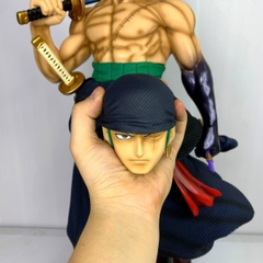 Mô Hình OnePiece Zoro enma - Cao 73cm - ~7kg - Phụ kiện : 2 kiếm + 2 đầu nam châm + 1 haki + Box Bìa + hộp xốp- Figure OnePiece - Có Hộp N1-T2