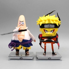 Mô hình SpongeBob cosplay Naruto - Cao 14cm - nặng 230gram - Phụ kiện : có đế đi kèm + Có Box Màu + Bọc túi nilon - Figure Naruto - Có Hộp Màu