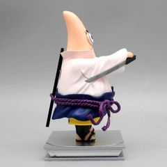 Mô hình Patrick Star Cosplay Sasuke - Cao 14cm - nặng 230gram - Phụ kiện : có đế đi kèm + Kiếm - Có Box + Bọc túi nilon - Figure Naruto - Có Hộp Màu