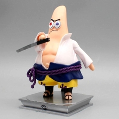 Mô hình Patrick Star Cosplay Sasuke - Cao 14cm - nặng 230gram - Phụ kiện : có đế đi kèm + Kiếm - Có Box + Bọc túi nilon - Figure Naruto - Có Hộp Màu