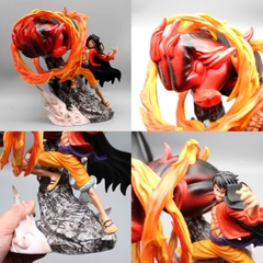 Mô Hình OnePiece Luffy gear 3 red Rock - Cao 26cm - nặng 1kg5 , Figure OnePiece - có vỏ hộp màu - N1-K35-T5-S3