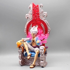 Mô Hình OnePiece Luffy nika gear 5 ngồi ghế Im sama - Cao 31cm - rộng 14cm - nặng 940gram - Phụ kiện : 3 tay thay thế, Figure OnePiece - có vỏ hộp màu - N1-K33-T5-S2