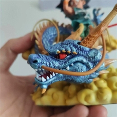 Mô hình DragonBall Goku kid cưỡi rồng chào tạm biệt - Cao 13cm - rộng 11cm - nặng 250gram - Dragon Ball -  Box màu - N1-K53-T1-S1
