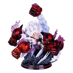 Mô Hình OnePiece Luffy nika gear 5 ( tay đỏ ) 5 đấm siêu đẹp cao 17cm nặng 550gram , Figure OnePiece - no box - bọc túi opp - N4-K4-BL2