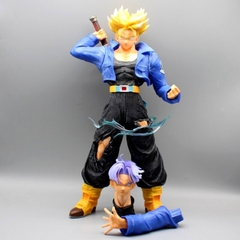 Mô Hình DragonBall Trunks  chiến đấu - Cao 43cm - nặng 3kg2 - Phụ kiện : 1 tay thay thế + 1 đầu thay thế + 1 đế đỡ đầu - Figure DragonBall - Hộp Carton - N1-K37-T4-S1
