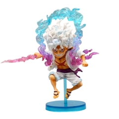 Mô Hình OnePiece Luffy cầm sét WCF Cao Cấp - Cao 10cm - nặng 100gram - Phụ Kiện : 1 sét + 1 đế , Figure OnePiece - no box - N1-K9-T2-S3