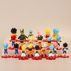 Mô hình DragonBall Bộ 21 nhân vật dragon ball chibi WCF Bản B - Cao 6-7cm - nặng 300gram - Dragon Ball - no box , bọc túi opp - N3-K50-T3-S3