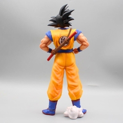 Mô hình DragonBall Goku dáng đứng cười - Cao 30cm - nặng 600gram - Phụ Kiện : 1 gậy đeo sau lưng + 1 đế kẹp chân - Dragon Ball - Có Hộp màu - N1-K27-T5-S3